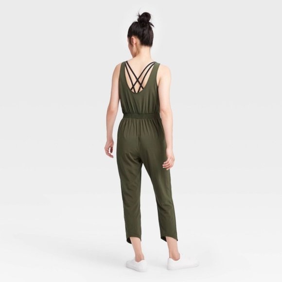 NEW All in Motion Green Jumpsuit - Picture 2 of 6